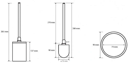Ершик для унитаза Bemeta OMEGA 104913092 Ершик для унитаза Bemeta OMEGA 104913092