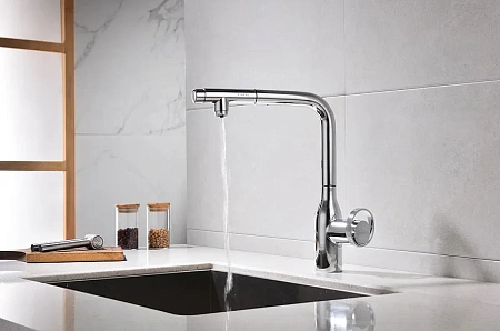 Смеситель для кухни Paulmark Urban хром Ur213104-CR Смеситель для кухни Paulmark Urban хром Ur213104-CR