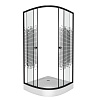 Картинка анонса товара «душевой уголок niagara ng-007-14black (900х900х1950) стекло мозайка 0071452b»