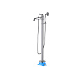 Смеситель для ванны Aquatek КЛАССИК AQ1545CR Хром, напольный Смеситель для ванны Aquatek КЛАССИК AQ1545CR Хром, напольный