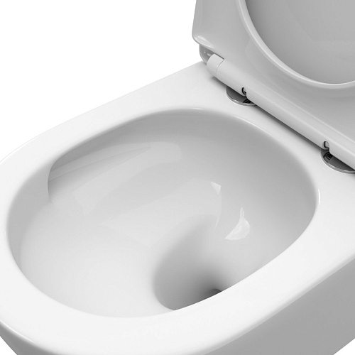 Унитаз подвесной BelBagno UNO-TOR BB5177CH-TOR/SC безободковый c сиденьем Унитаз подвесной BelBagno UNO-TOR BB5177CH-TOR/SC безободковый c сиденьем