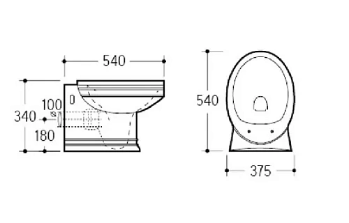 Унитаз подвесной Boheme Puro с узором хром, без сиденья 954-CR Унитаз подвесной Boheme Puro с узором хром, без сиденья 954-CR