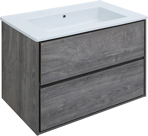 Тумба под раковину Aquanet Милан 85 дуб рошелье 00339969 подвесная Тумба под раковину Aquanet Милан 85 дуб рошелье 00339969 подвесная