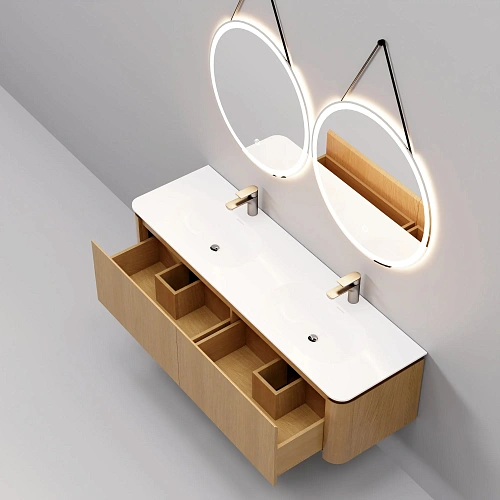 Комплект мебели ArtDecco Coco 150 ACC15W14D1MF белый дуб Комплект мебели ArtDecco Coco 150 ACC15W14D1MF белый дуб