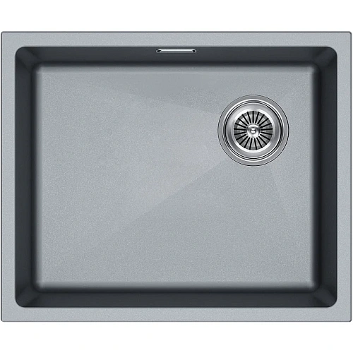 Кухонная мойка Paulmark LUMI 55UNI-SKEW LU55SK-GRM, серый металлик, 555х440 Кухонная мойка Paulmark LUMI 55UNI-SKEW LU55SK-GRM, серый металлик, 555х440