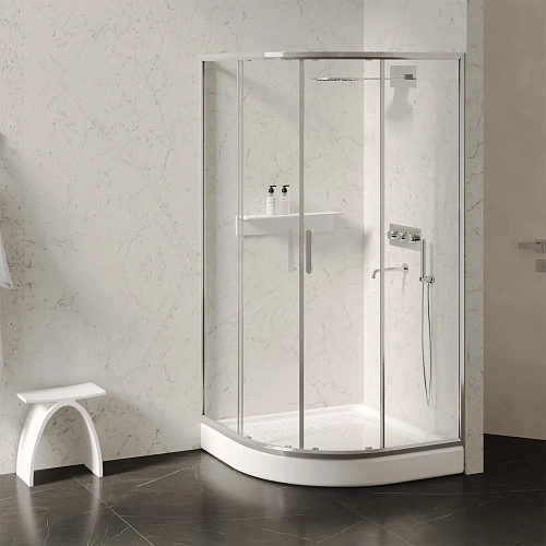 Душевой поддон ABBER AD3A080 80х80 четверть круга, акриловый, белый Душевой поддон ABBER AD3A080 80х80 четверть круга, акриловый, белый