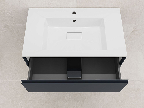 Тумба под раковину Style Line ЛИМА 80 ЛС-00002355 подвесная черный Тумба под раковину Style Line ЛИМА 80 ЛС-00002355 подвесная черный