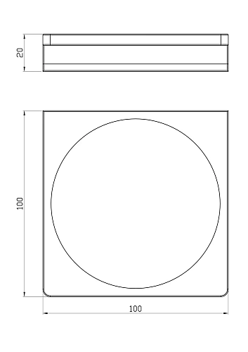 Мыльница Wonzon & Woghand хром (WW-9124) Мыльница Wonzon & Woghand хром (WW-9124)