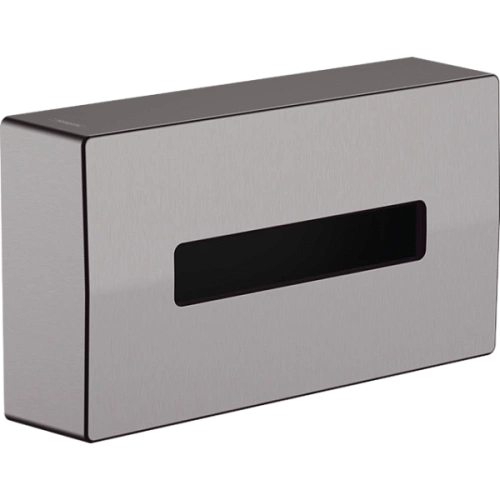 Диспенсер бумажных полотенец Hansgrohe AddStoris 41774340, шлифованный черный хром Диспенсер бумажных полотенец Hansgrohe AddStoris 41774340, шлифованный черный хром