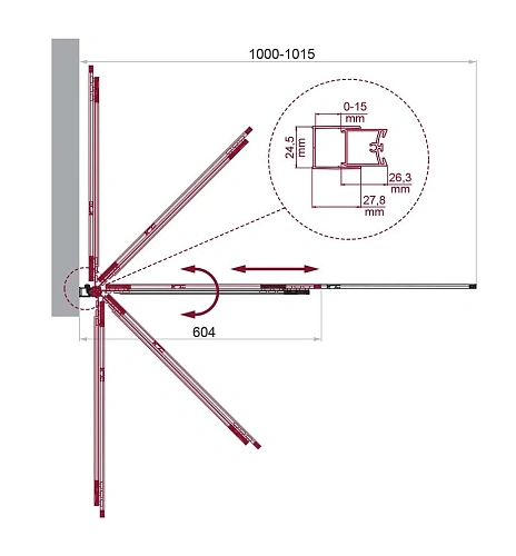 Шторка на ванну BelBagno LUCE-VF-11-100/145-C-ORO 100 см, профиль золото, стекло прозрачное Шторка на ванну BelBagno LUCE-VF-11-100/145-C-ORO 100 см, профиль золото, стекло прозрачное
