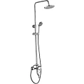 Душевая система DECOROOM DR21071 с регулируемой высотой штанги, поворотным изливом и лейкой Тропиче Душевая система DECOROOM DR21071 с регулируемой высотой штанги, поворотным изливом и лейкой Тропиче