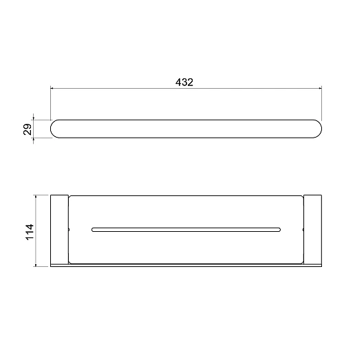 Полка Timo Saona 13073/03 черный Полка Timo Saona 13073/03 черный