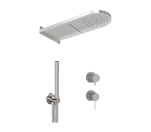 Душевая система Remer X Style INOX SSX93PS02MMCA, нержавеющая сталь Душевая система Remer X Style INOX SSX93PS02MMCA, нержавеющая сталь