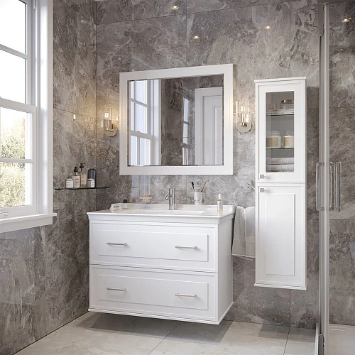 Комплект мебели STWORKI Хадстен 100 белая 540917 Комплект мебели STWORKI Хадстен 100 белая 540917