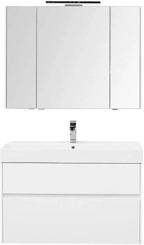 Комплект мебели Aquanet Бруклин 100 белый 00207800 Комплект мебели Aquanet Бруклин 100 белый 00207800