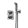 Картинка анонса товара «гигиенический душ lemark bronx lm3740gm термостатический, встраиваемый, графит»