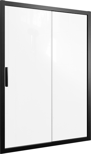 Душевая дверь STWORKI Стокгольм 130 см профиль черный матовый 464486 Душевая дверь STWORKI Стокгольм 130 см профиль черный матовый 464486