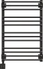 Полотенцесушитель электрический EWRIKA Кассандра Pd 80x50 L, черный матовый 510496