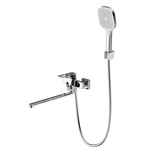 Смеситель для ванны Splenka S55.22 универсальный, поворотный излив 35 см, хром Смеситель для ванны Splenka S55.22 универсальный, поворотный излив 35 см, хром