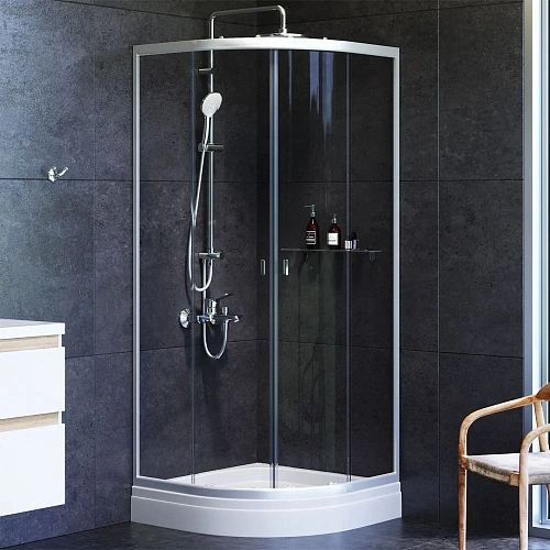 Душевой уголок AM.PM X-Joy W88G-205-080MT64 Twin Slide, 80x80, профиль хром матовый Душевой уголок AM.PM X-Joy W88G-205-080MT64 Twin Slide, 80x80, профиль хром матовый