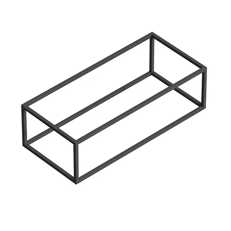 Консоль под раковину CEZARES CADRO-100/46/30-1C-SO-MET-ST черный 1000x460 подвесная Консоль под раковину CEZARES CADRO-100/46/30-1C-SO-MET-ST черный 1000x460 подвесная