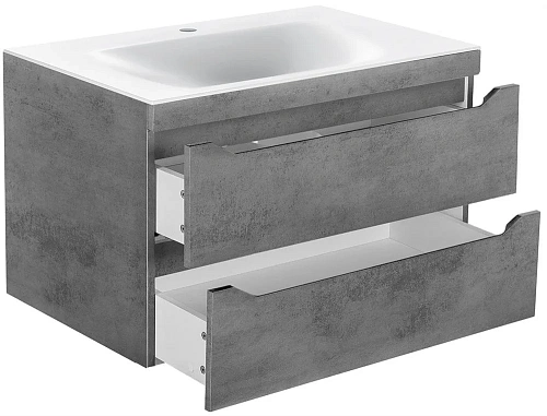 Тумба под раковину Vincea Fine 80 Beton VMC-2F800BT Тумба под раковину Vincea Fine 80 Beton VMC-2F800BT