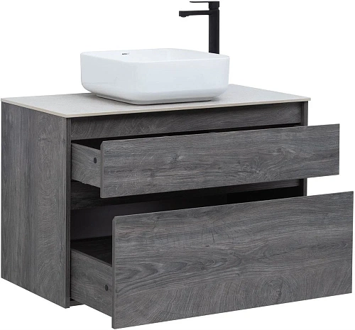 Тумба под раковину Aquanet Nova Lite 90 дуб рошелье (2 ящика) 00242267 Тумба под раковину Aquanet Nova Lite 90 дуб рошелье (2 ящика) 00242267