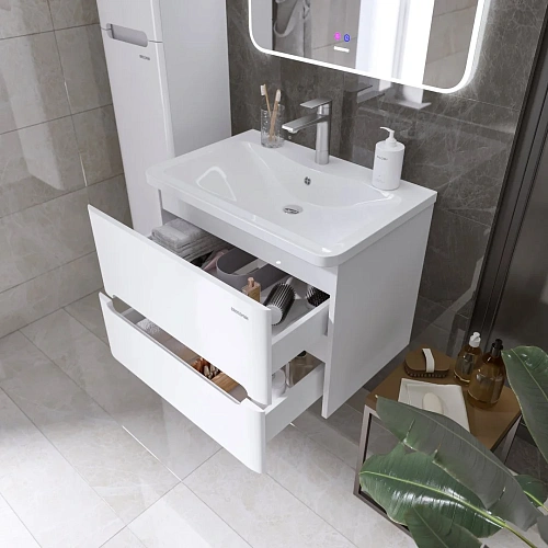 Тумба под раковину GROSSMAN АДЕЛЬ-НОРМА-70 см белая (ум. Aдель-70) подвесная 107017 Тумба под раковину GROSSMAN АДЕЛЬ-НОРМА-70 см белая (ум. Aдель-70) подвесная 107017