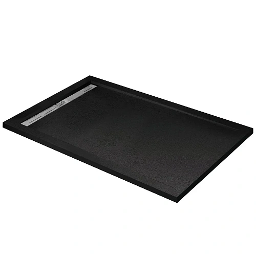 Душевой поддон CEZARES TRAY-AS-AH-120/90-30-NERO 1200x900 искусственный камень, черный матовый Душевой поддон CEZARES TRAY-AS-AH-120/90-30-NERO 1200x900 искусственный камень, черный матовый