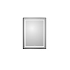 Картинка анонса товара «зеркало belbagno spc-kraft-600-800-led-tch-warm-nero 600x32x800 мм с подсветкой сенсорным выключателем и подогревом»