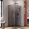 Душевой уголок CEZARES SLIDER-AH-1-90-80/90-GRIGIO-GM 80-90x90см стекло тонированное (графит), профиль оружейная сталь Душевой уголок CEZARES SLIDER-AH-1-90-80/90-GRIGIO-GM 80-90x90см стекло тонированное (графит), профиль оружейная сталь