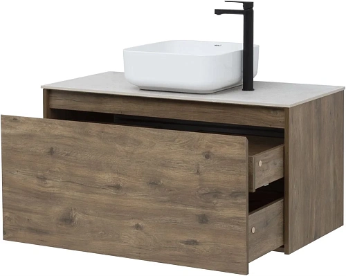 Тумба под раковину Aquanet Nova Lite 100 дуб рустикальный (1 ящик) 00249520 Тумба под раковину Aquanet Nova Lite 100 дуб рустикальный (1 ящик) 00249520