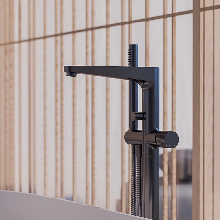 Смеситель для ванны OMNIRES CONTOUR CT8033AT (антрацит) напольный Смеситель для ванны OMNIRES CONTOUR CT8033AT (антрацит) напольный