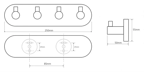 Крючок Bemeta OMEGA 104405212 Крючок Bemeta OMEGA 104405212