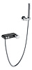 Картинка анонса товара «смеситель для ванны boheme stick 123-bcr black diamond chrome»