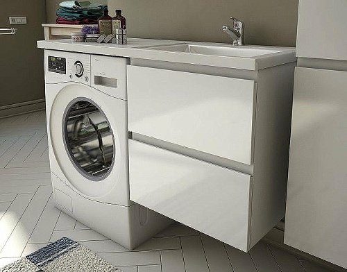 Тумба с раковиной Эстет Dallas Luxe ФР-00009672 1050х482 правая, подвесная 2 ящика Тумба с раковиной Эстет Dallas Luxe ФР-00009672 1050х482 правая, подвесная 2 ящика