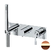 Смеситель для душа Remer Atelier AL97D3WBRP, медь брашированная