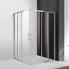 Душевой уголок CEZARES MOLVENO-AH-22-120/110-C-Cr-IV УГЛОВОЙ 120x110см стекло прозрачное, профиль хром