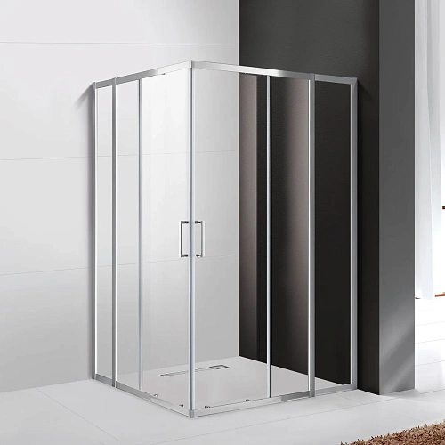 Душевой уголок CEZARES MOLVENO-AH-22-130/120-C-Cr-IV УГЛОВОЙ 130x120см стекло прозрачное, профиль хром Душевой уголок CEZARES MOLVENO-AH-22-130/120-C-Cr-IV УГЛОВОЙ 130x120см стекло прозрачное, профиль хром