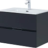 Тумба под раковину Aquanet Алвита New 70 2 ящика, антрацит 00303908 Тумба под раковину Aquanet Алвита New 70 2 ящика, антрацит 00303908