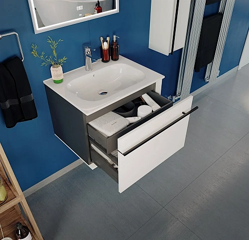 Тумба под раковину Roca Aneto 60 белый 857429806 Тумба под раковину Roca Aneto 60 белый 857429806