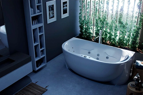 Акриловая ванна Aquatek Мелисса 180x95 радиусная, универсальная, с каркасом MEL180-0000006 Акриловая ванна Aquatek Мелисса 180x95 радиусная, универсальная, с каркасом MEL180-0000006