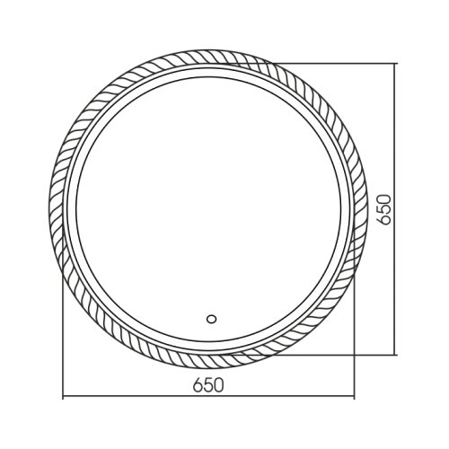 Зеркало SILVER MIRRORS D650 декор-канат, сенсорный включатель Бригантина (LED-00002573) Зеркало SILVER MIRRORS D650 декор-канат, сенсорный включатель Бригантина (LED-00002573)
