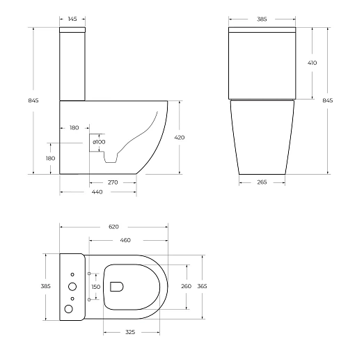 Унитаз напольный BelBagno AMANDA BB051CPR/BB051SC безободковый с сиденьем Унитаз напольный BelBagno AMANDA BB051CPR/BB051SC безободковый с сиденьем