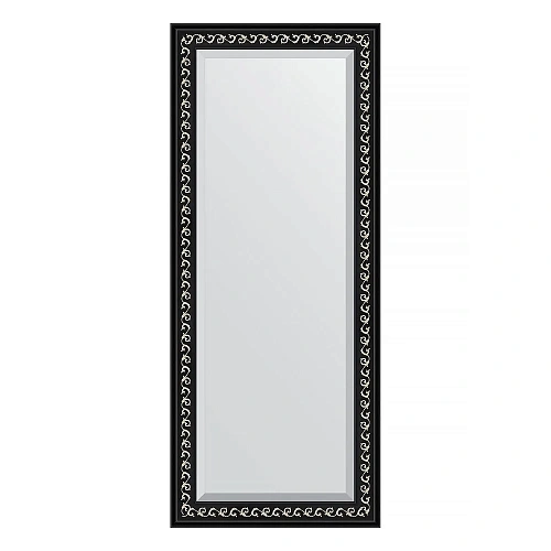 Зеркало в багетной раме Evoform Exclusive BY 1185 65 x 155 см, черный ардеко Зеркало в багетной раме Evoform Exclusive BY 1185 65 x 155 см, черный ардеко