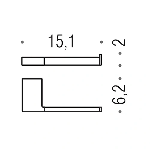 Держатель туалетной бумаги Colombo MiniQ B5008D.GM графит матовый Держатель туалетной бумаги Colombo MiniQ B5008D.GM графит матовый