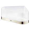 Полка GROHE Selection, угловая с держателем, никель глянец (41038BE0) Полка GROHE Selection, угловая с держателем, никель глянец (41038BE0)