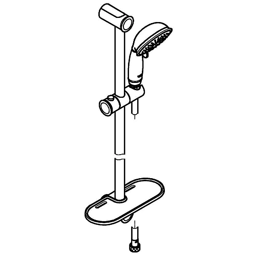 Душевой гарнитур GROHE Tempesta New Rustic IV, 9,5 л/мин, хром (27609001) Душевой гарнитур GROHE Tempesta New Rustic IV, 9,5 л/мин, хром (27609001)