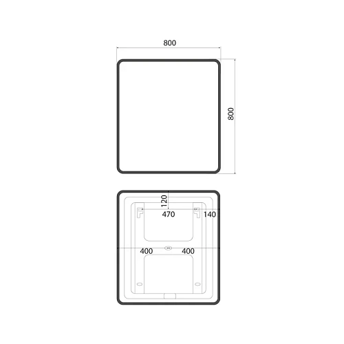Зеркало IDDIS Cloud (CLX8000i98) 80 см с подсветкой Зеркало IDDIS Cloud (CLX8000i98) 80 см с подсветкой