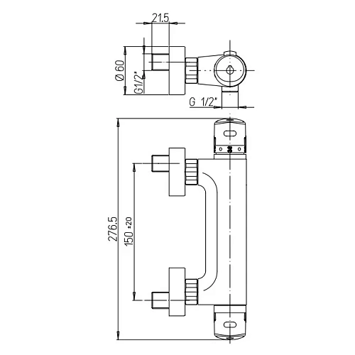 Смеситель для душа Paini Cooper 80CR511TH Смеситель для душа Paini Cooper 80CR511TH